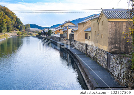 Hirafuku Late Autumn Riverside Scenery 3 Sayo Town, Sayo District, Hyogo Prefecture 132257809