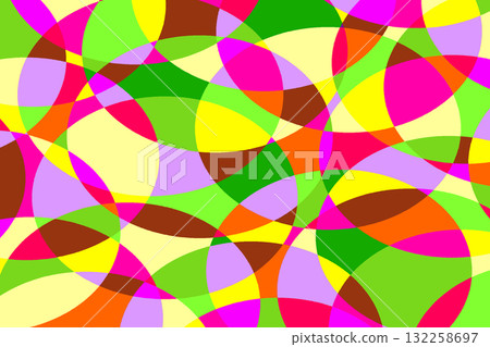 Mosaic of randomly overlapping circles 1-7 132258697