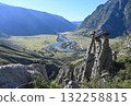 Stone mushrooms, geological formation in the Altai mountain region 132258815