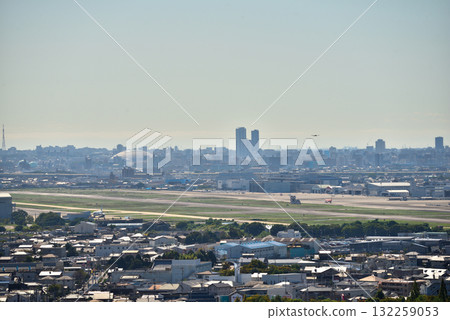 愛知縣：從小牧山城、小牧市、名古屋市、名古屋機場眺望的景色 132259053
