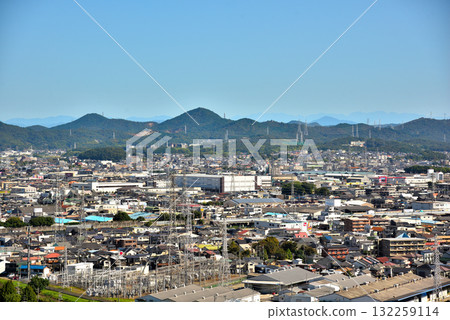 愛知縣:從小牧山城眺望小牧市、犬山市 愛知縣:從小牧山城眺望小牧市、犬山市 132259114