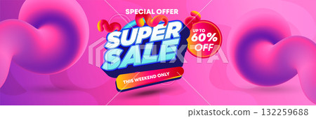 super sale end of season special offer banner design. mega flash sale discount banner template promotion posts. Online shopping Money saving big deal promotion discount sale web banner Flat Cashback 132259688