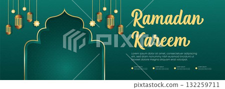 Ramadan Kareem Web Background Super Sale Banner with Podium for Display of product. Ramadan Mega Big Sale Promotion Poster and Social Media Post. Islamic Special Offer Promotion Banner Design Template Ramadan Kareem Web Background Super Sale Banner with Podium for Display of product. Ramadan Mega Big Sale Promotion Poster and Social Media Post. Islamic Special Offer Promotion Banner Design Template 132259711