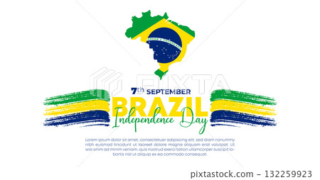 Brazil Independence Day 7 September. Independence Day Web Banner Background With Brazil Flag. Happy Brazil National Holiday Freedom Day Template For Brochure, Cover, Poster, Header, Invitation Card Brazil Independence Day 7 September. Independence Day Web Banner Background With Brazil Flag. Happy Brazil National Holiday Freedom Day Template For Brochure, Cover, Poster, Header, Invitation Card 132259923