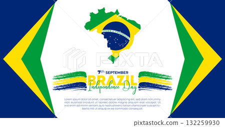 Brazil Independence Day 7 September. Independence Day Web Banner Background With Brazil Flag. Happy Brazil National Holiday Freedom Day Template For Brochure, Cover, Poster, Header, Invitation Card Brazil Independence Day 7 September. Independence Day Web Banner Background With Brazil Flag. Happy Brazil National Holiday Freedom Day Template For Brochure, Cover, Poster, Header, Invitation Card 132259930