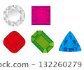 Sparkling jewel illustration 132260279