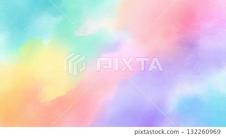 Colorful watercolor texture background 132260969