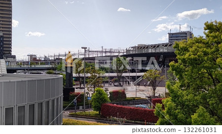 岐阜站北口站前廣場的風景 岐阜站北口站前廣場的風景 132261031