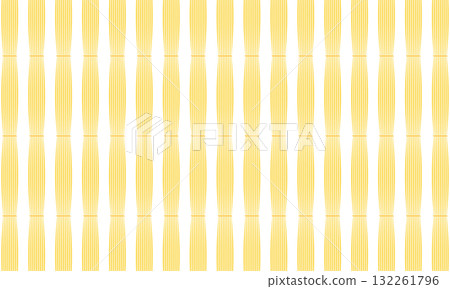 A striped pattern of bundles of straw arranged vertically 132261796