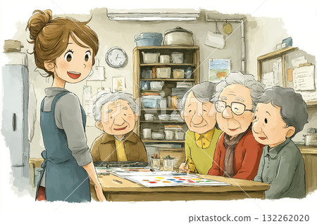 Miyu系列:支持護理人員休閒活動的場景 Miyu系列:支持護理人員休閒活動的場景 132262020