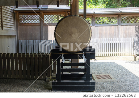 Nara Prefecture / Tenkawa Daibenten Shrine Japanese drum (photographed on August 28, 2025) 132262568