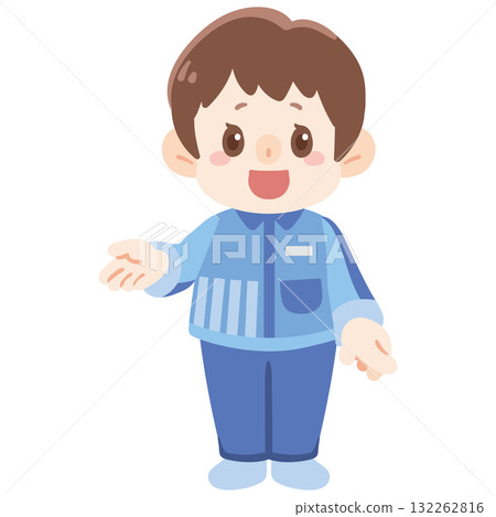 便利商店店員用手掌指點 132262816