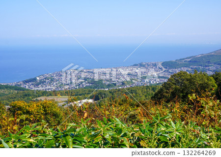 Asari townscape seen from Kenashi Pass in autumn 132264269