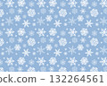 雪花背景例證 132264561