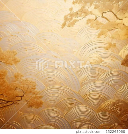 金色的波浪 金色的波浪 132265068