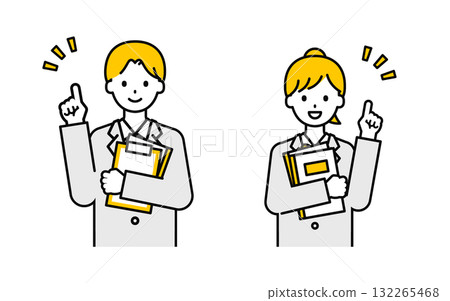 Simple student male and female _ awareness Simple student male and female _ awareness 132265468