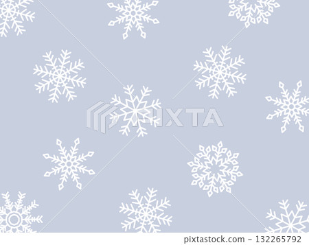 平靜的雪花背景灰色 132265792