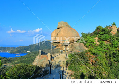 [香川縣]晴空下的重岩（小豆島） 132266415