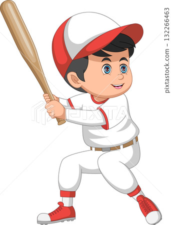 A boy baseball player 132266463