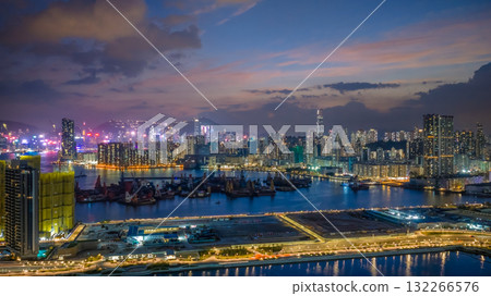 19 Oct 2025 Modern Residential Towers Rise in Kai Tak 19 Oct 2025 Modern Residential Towers Rise in Kai Tak 132266576