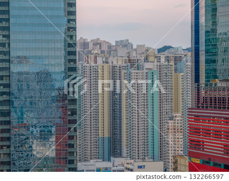19 Oct 2025 Modern Urban Landscape of Kowloon Bay, Hong Kong 132266597