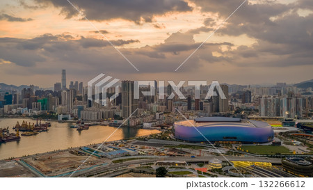 19 Oct 2025 Kai Tak Stadium Beside Elevated Highway in Kowloon 19 Oct 2025 Kai Tak Stadium Beside Elevated Highway in Kowloon 132266612