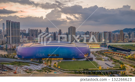 19 Oct 2025 Evening Glow Over Kai Tak Sports Stadium 19 Oct 2025 Evening Glow Over Kai Tak Sports Stadium 132266623