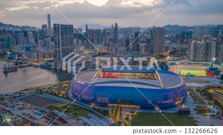 19 Oct 2025 Evening Glow Over Kai Tak Sports Stadium 19 Oct 2025 Evening Glow Over Kai Tak Sports Stadium 132266626