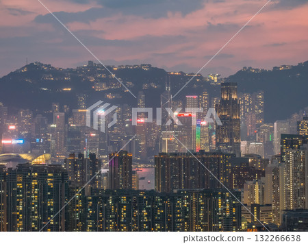 19 Oct 2025 the Dazzling Night Lights Across Kowloon Skyline 19 Oct 2025 the Dazzling Night Lights Across Kowloon Skyline 132266638