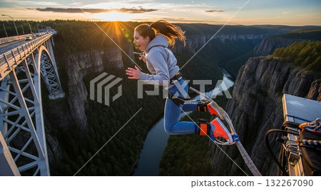 女子高空彈跳 132267090