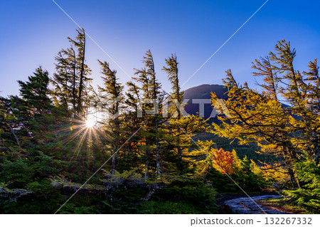 【山梨縣】富士山～晨曦照亮內庭 132267332