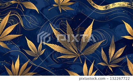 落在水的秋葉 132267722