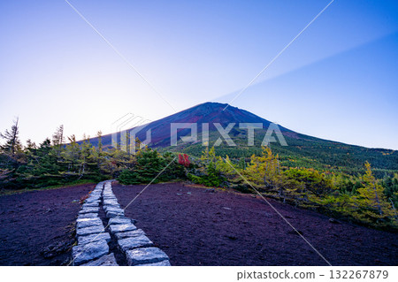 [Yamanashi Prefecture] Mt. Fuji: Sunrise seen from the Okuniwa Promenade 132267879