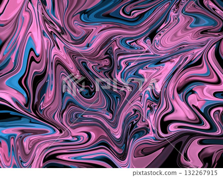 粉紅色和藍色大理石抽象背景 | 大理石、流動、抽象、背景、藝術、向量 132267915