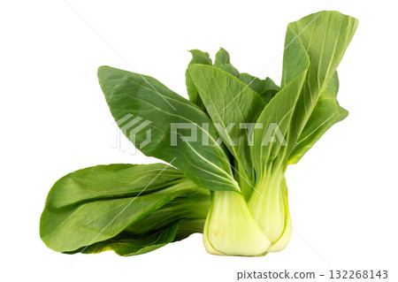 Fresh Taiwan bok choy isolated on white background 132268143