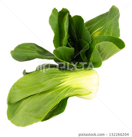 Fresh Taiwan bok choy isolated on white background 132268204