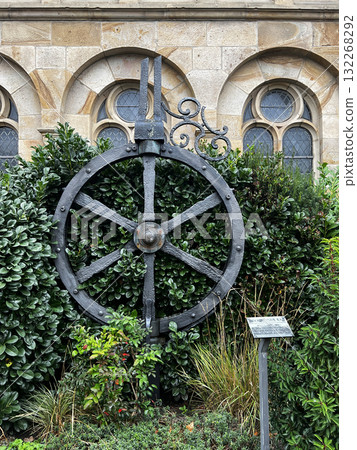 Wheel - symbol of the city of Osnabruck, Germany 07.10.2025 Wheel - symbol of the city of Osnabruck, Germany 07.10.2025 132268292