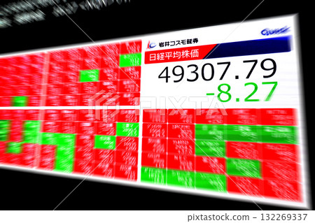 日本東京都市風景 - 49,000 日圓範圍 - 收盤 - 比前一天下跌 8 日圓 27 仙 - 49,307 日圓 79 仙 - 股價 / 收盤價 = 22 日 132269337