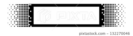 Minimalist pixel frame banner design for technology backgrounds Minimalist pixel frame banner design for technology backgrounds 132270046
