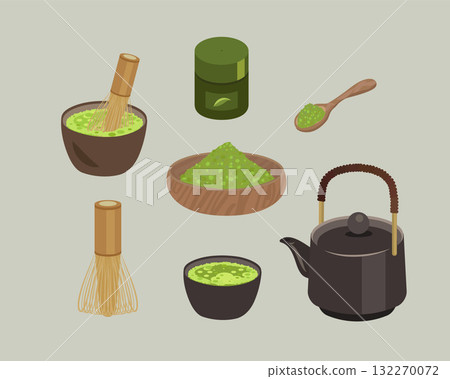 Traditional Matcha and Tea Culture Essentials 132270072