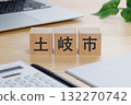 A block with the name Toki written on it on the table 132270742