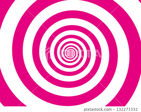 Pink and white clockwise swirl background 132271332
