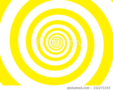 Yellow and white clockwise swirl background 132271333