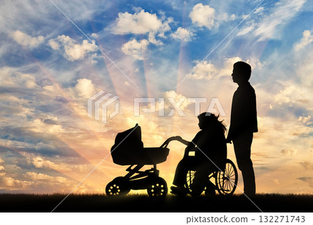 Beautiful cloudy evening sky Beautiful cloudy evening sky 132271743