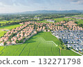 Land in aerial view with concept of land value. 132271798