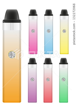 cigarettes electronic device smoke vaporizer vector illustration isolated cigarettes electronic device smoke vaporizer vector illustration isolated 132272068