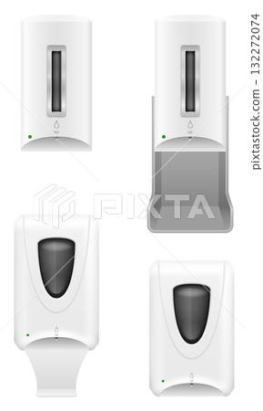 contactless automatic hand sanitizer vector illustration isolated contactless automatic hand sanitizer vector illustration isolated 132272074