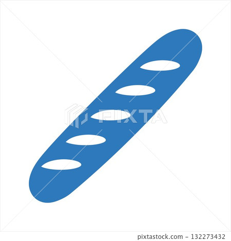 French bread baguette icon French bread baguette icon 132273432