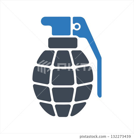 Hand grenade icon 132273439