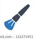 Makeup brush icon 132273451